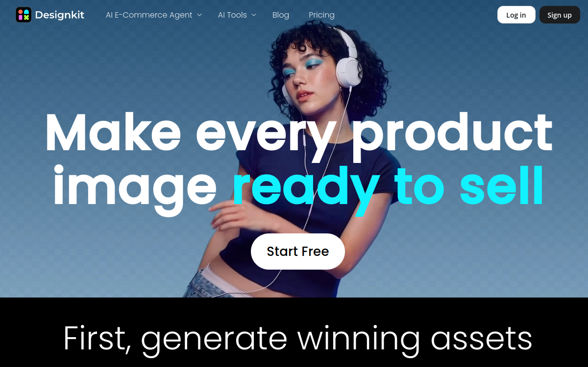 Captura de tela de Designkit