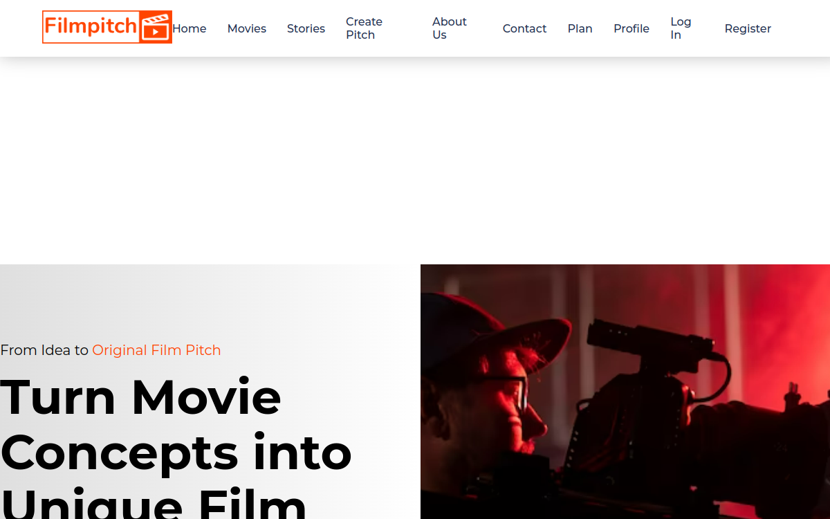 Captura de tela de Filmpitch