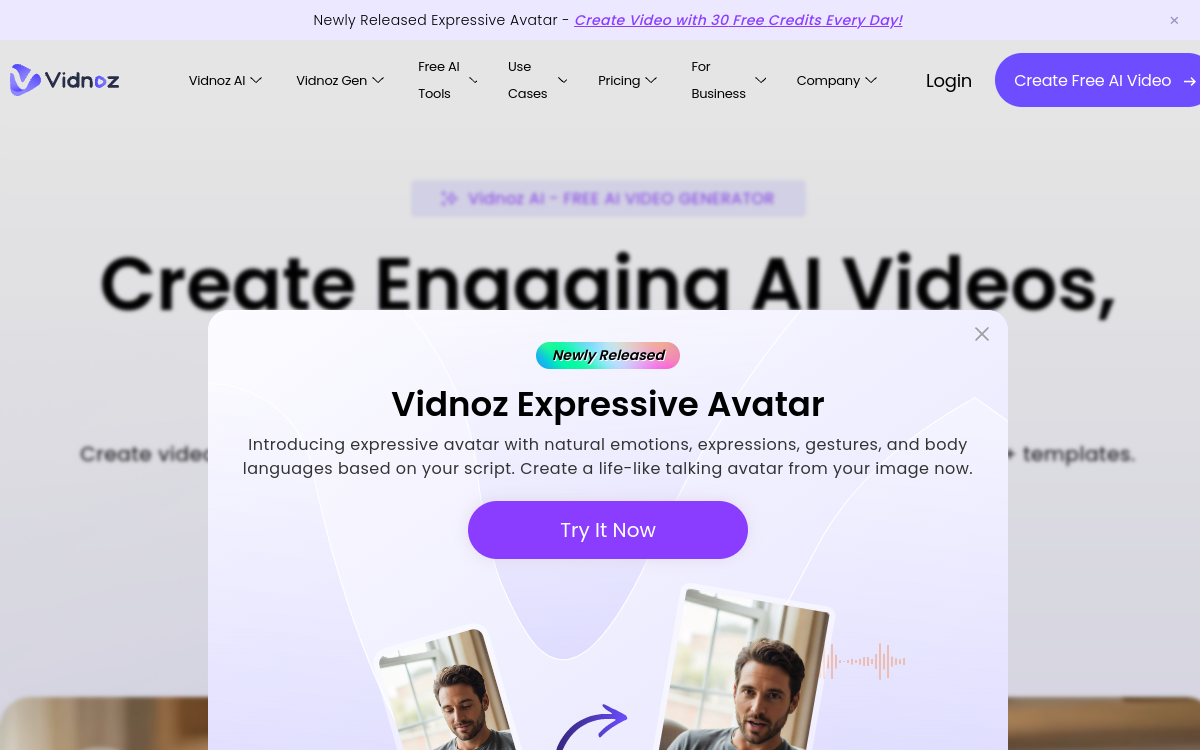 Captura de tela de Vidnoz