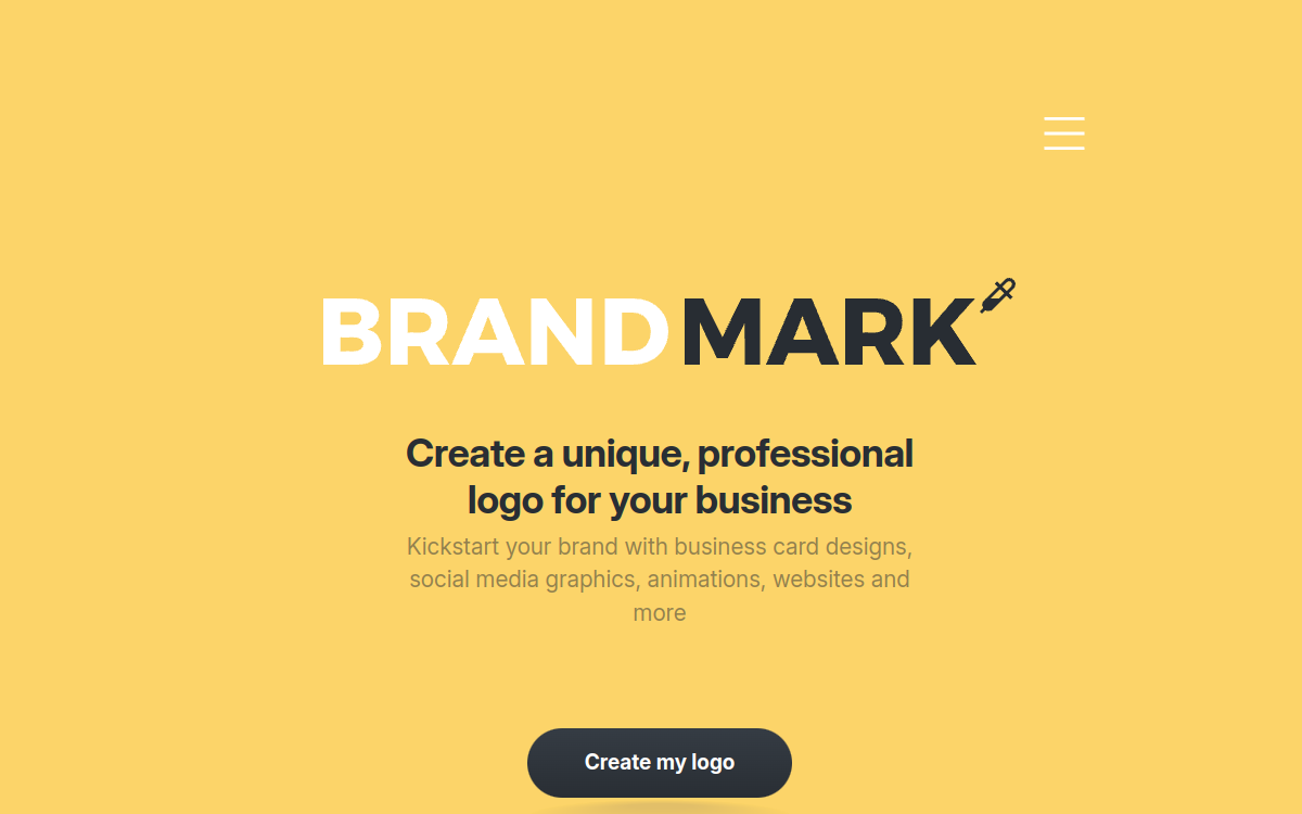 Captura de tela de Brandmark